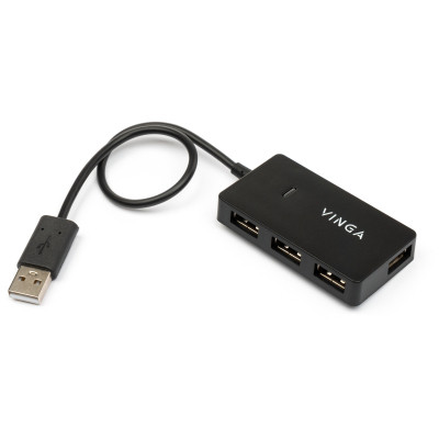 Концентратор Vinga USB2.0 to 4*USB2.0 HUB (VHA2A4) Винница - изображение 2