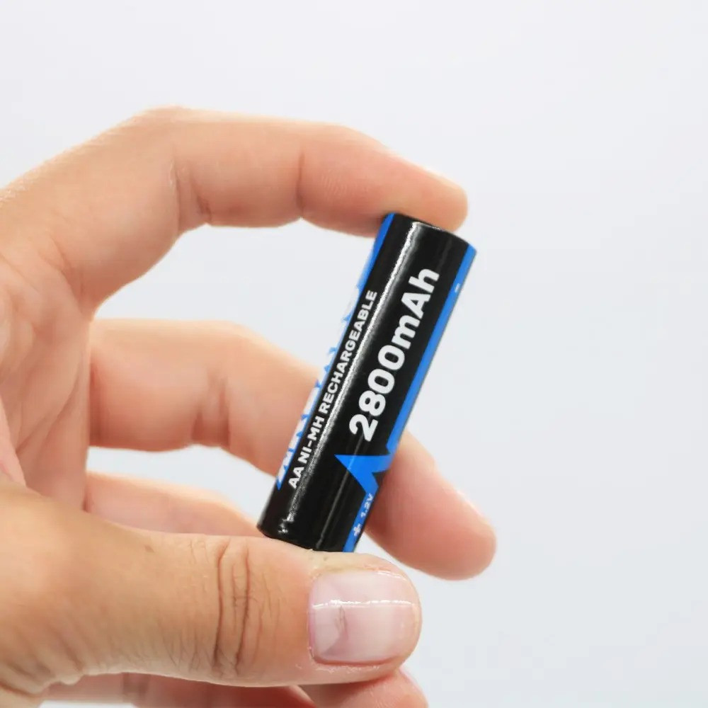 Аккумулятор пальчиковый АА, 2800mAh, 1,2v (1 шт) Arexes / Аккумуляторная батарейка / Многоразовая батарейка Киев - изображение 2