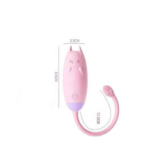 Кліторальний вібратор кішечка Lilo "We Love QiQi" USB (без Д/К) рожевий Вінниця