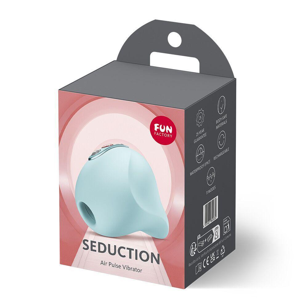 Вакуумний стимулятор Fun Factory Seduction Ice Blue, 11 режимів роботи, перезаряджуваний Sex Aura Київ - фото 10