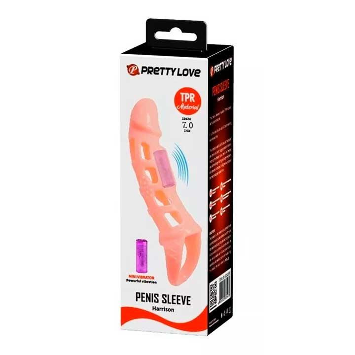 Насадка с вибрацией для увеличения пениса Petty Love - 18 см Винница - изображение 2