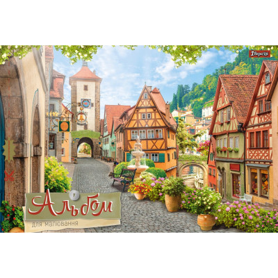 Альбом для рисования 1 вересня А4 скоба, с перфорацией, 28 листов (130492) Винница - изображение 2