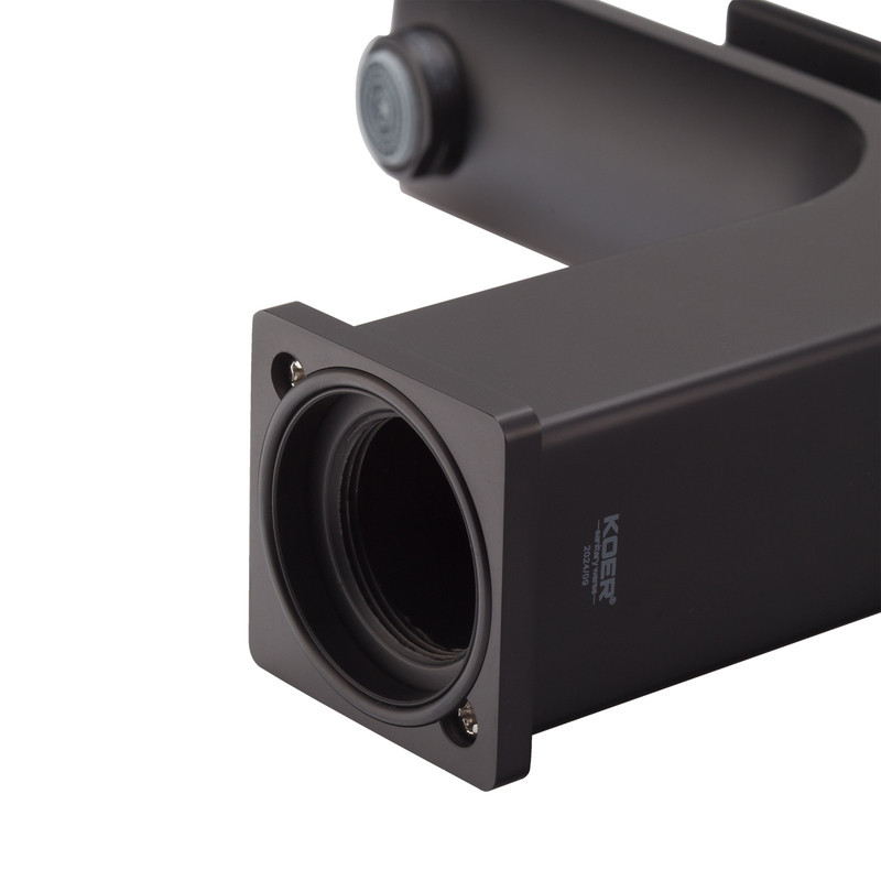 Чорний змішувач для умивальника Koer KB-10010-05 (KR3479) Харків - фото 5