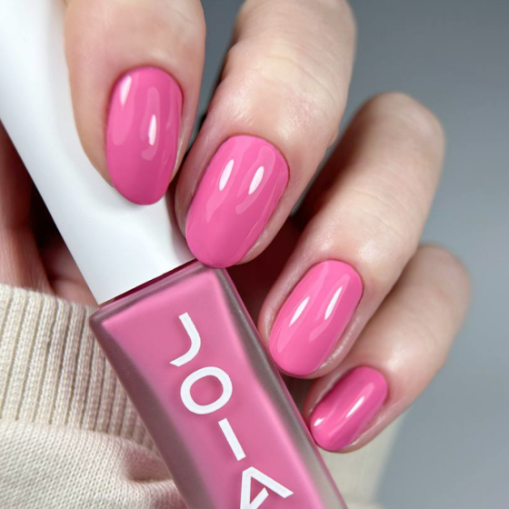 Лак для ногтей Nail care polish 4in1 06 Pink voltage JOIA vegan 8 мл Киев