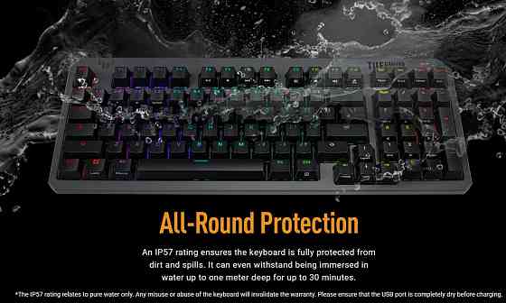 Клавіатура Asus TUF Gaming K3 Gen II Opti-Mech RGB 97key Switches ABS Black (90MP0390-BKMA00)_promo ( 25320 ) Харків