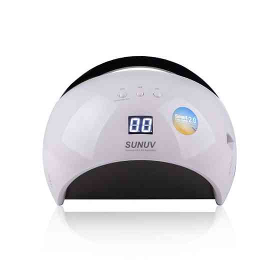 Лампа для манікюру SUN 6 Світлодіодна лампа для нігтів SUN6, 2 в 1 Led/Uv 2.0 для низькоколірного гель-лак Київ