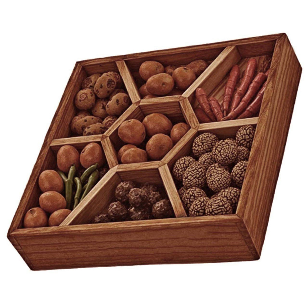 Менажниця дерев'яна "Дісані" шафран Миколаїв - фото 1