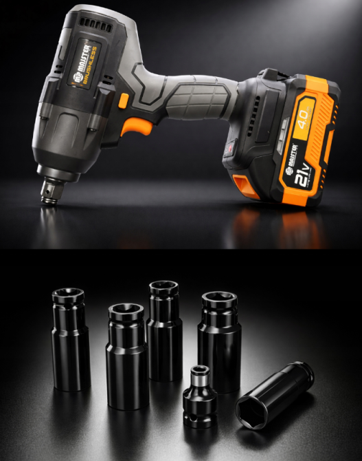 Гайковерт акумуляторний ударний 900Нм Majster Pro (Польща) Київ - фото 7