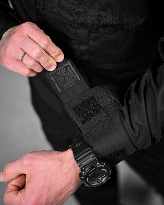 Тактический костюм уставной ENDER черный полиция  ДЛ6225 Одесса - изображение 5