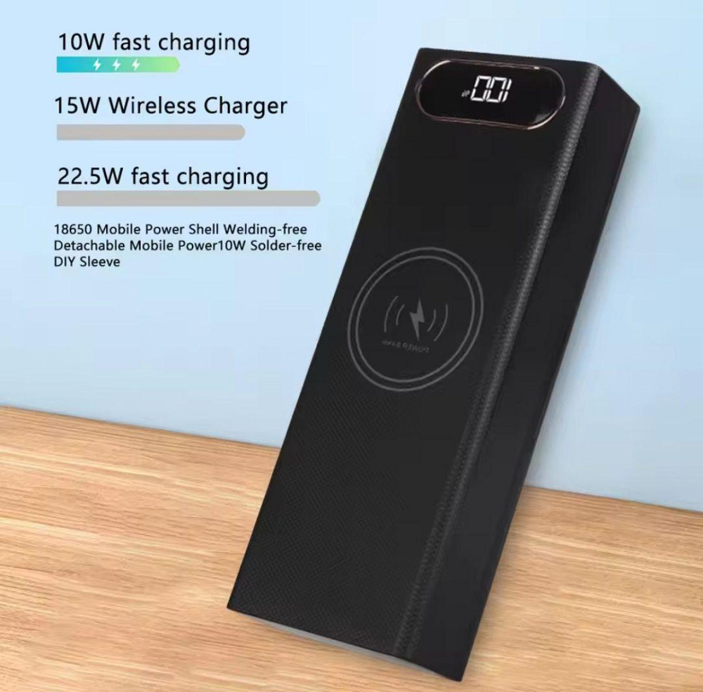 Великий Power Bank 58000 mah на 20 акумуляторах Tesla із швидкою зарядкою 22.5w Київ - фото 2