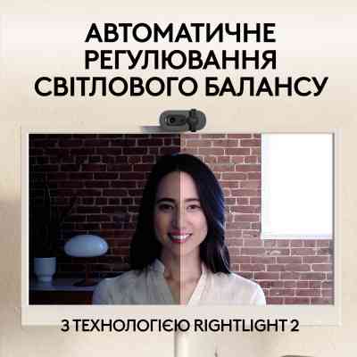 Веб-камера Logitech Brio 105 Full HD 1080p Graphite (960-001592) Вінниця