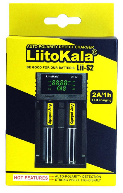 Зарядное устройство Liitokala Lii-S2, 2 канала, Ni-Mh/Li-ion/LiFePo4, USB, LCD, Box Киев - изображение 5