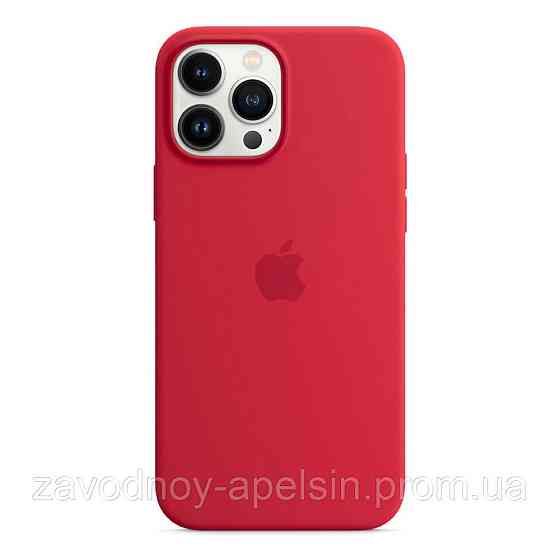 IPhone 13 Pro Max Чехол оригинальный Silicone Case (красный) Одесса