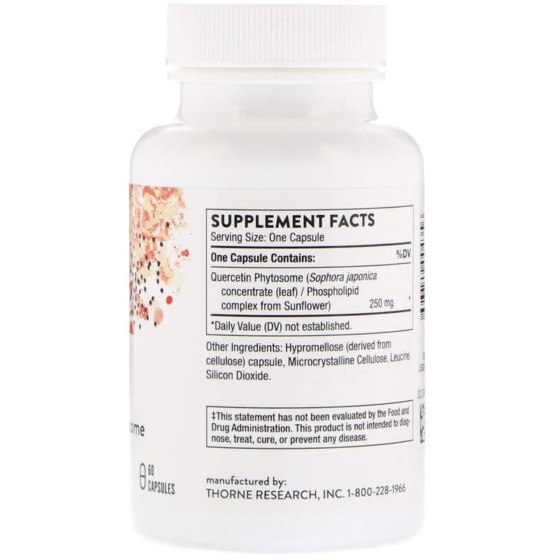 Кверцетин фитосома Thorne Quercetin Phytosome 60 капс Киев - изображение 2