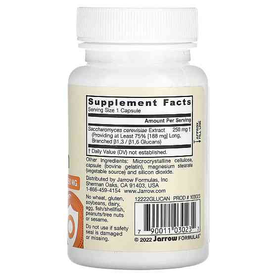 Бета-глюкан Jarrow Formula Beta Glucan 60 капс Київ