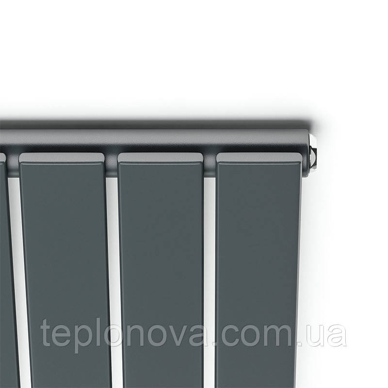 Дизайнерский радиатор 1800/476 (мм) антрацит IDEALE VITTORIA (универсальное подключение) 11 7/1800/476 Черновцы - изображение 2