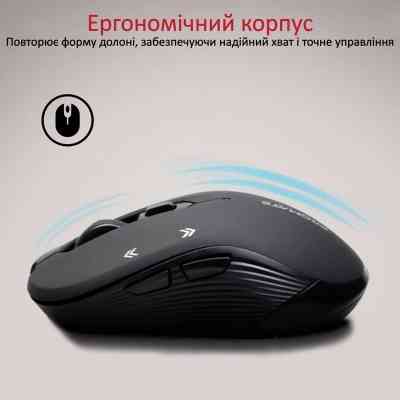 Мышка Promate Slider Wireless Black (slider.black) Винница
