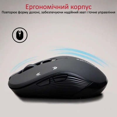 Мышка Promate Slider Wireless Black (slider.black) Винница - изображение 2