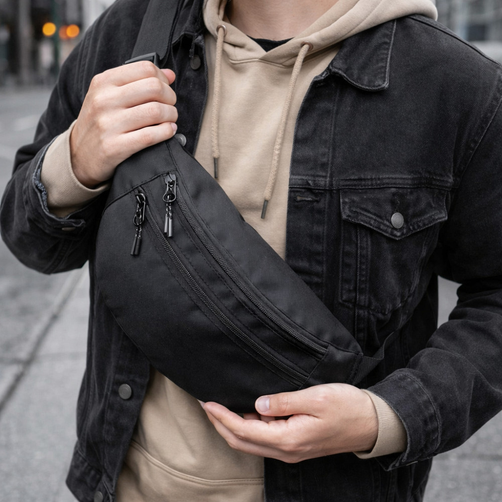 Чоловіча містка бананка, Бананка на стегнах, Вулична бананка Чоловіча зручна YC-14 Львів - фото 7