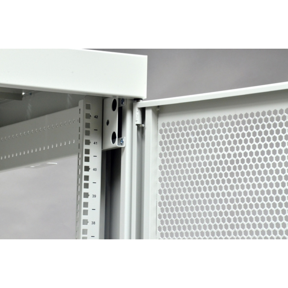 Шафа серверна CMS 42U 610 х 865 UA-MGSE4268MPG посилена з перфорованими дверима для мережевого обладнання Киев - изображение 6