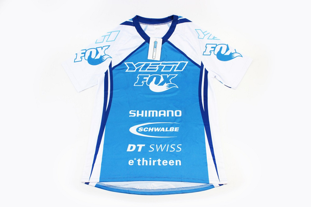 Футболка (Джерсі) чоловіча M-(Polyester 100%), короткі рукави, вільний крій, біло-синя, НЕ оригінал Киев - изображение 1