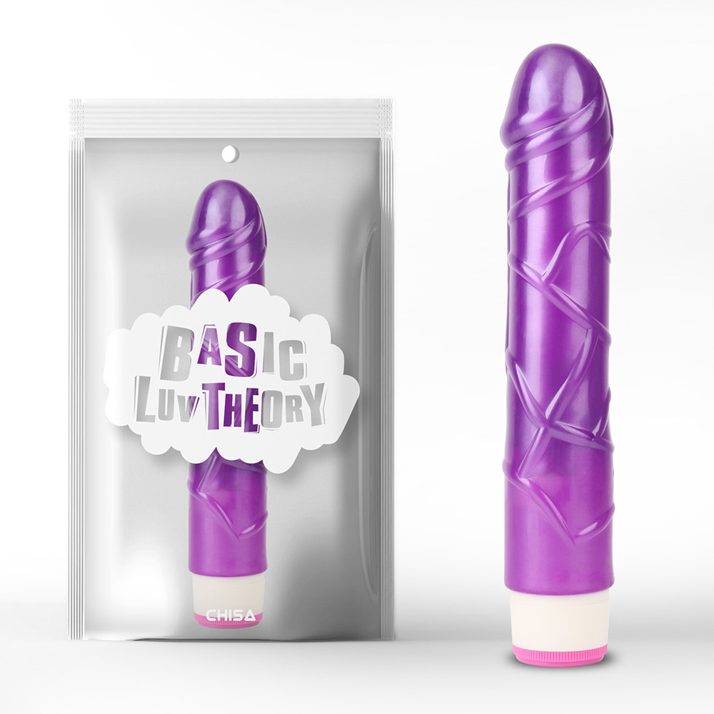 Вибратор реалистичный на батарейках Chisa Basic Luv Theory Basic Pulsator, фиолетовый Sex Aura Киев - изображение 1