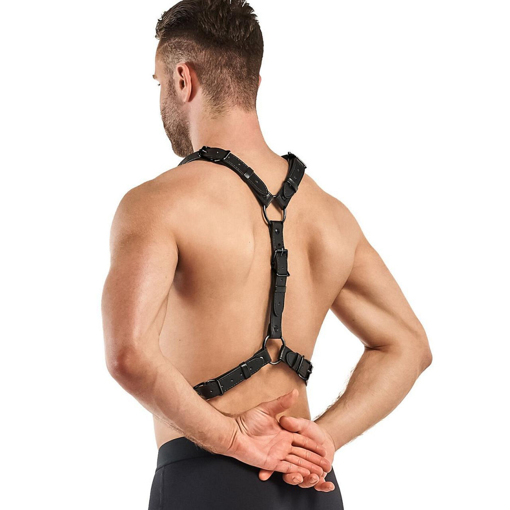 Портупея Bedroom Fantasies: Max Bondage Harness, чорна Sex Aura Київ - фото 3