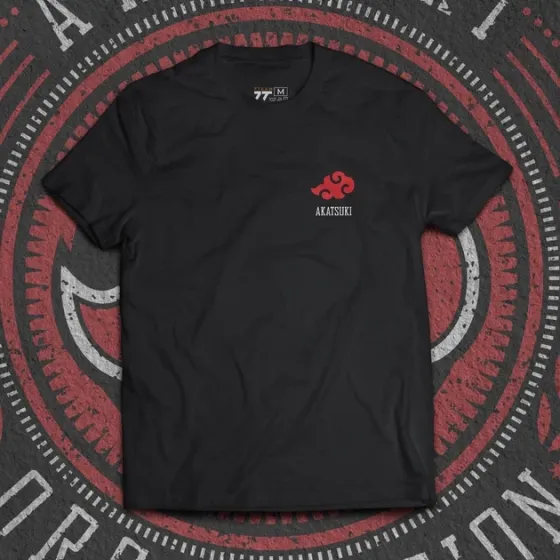 Футболка мужская с принтом Наруто Akatsuki Organization Размер 48 Anime0793 Днепр