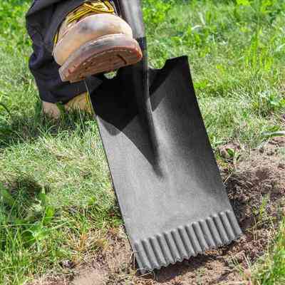 Лопата Verto прямая, деревянная ручка (15G002) Вінниця