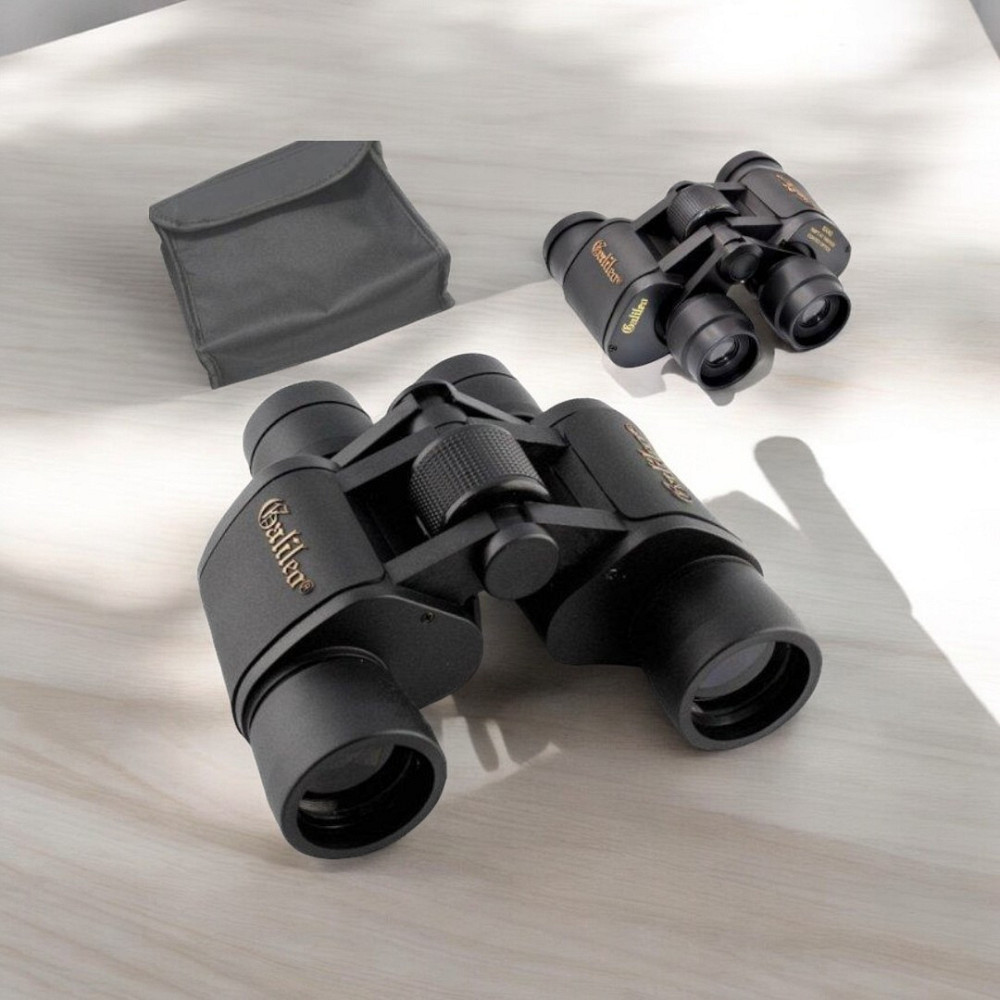 Универсальный портативный бинокль GALILEO W7 8x40 с оптическим увеличением 8 крат для охоты, туризма и рыбалки Одесса - изображение 1