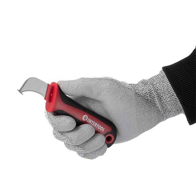 Ніж для зняття ізоляції з п'ятою INTERTOOL HT-0562 Київ - фото 14