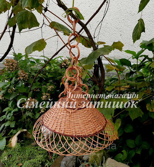 Люстра плетеная в колыбу или беседку Киев - изображение 1