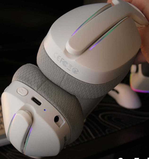 ГАРАНТІЯ • Attack Shark L90 • Бездротові ігрові навушники (White) Харків - фото 3