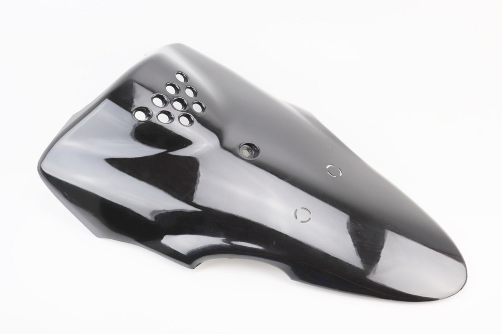 УЦІНКА Yamaha JOG SA-24 BJ пластик - передній верхній "дзьоб", ЧОРНИЙ (відламане кріплення, див. фото) Київ - фото 1