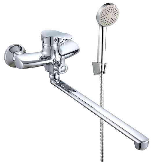 Смеситель для ванны WEZER VRL713-04 с длинным изливом Киев