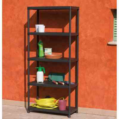 Стелаж Toomax 5 полиць cm. 80x40x180h black (5141) Вінниця