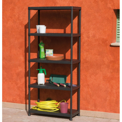 Стеллаж Toomax 5 полок cm. 80x40x180h black (5141) Винница - изображение 2