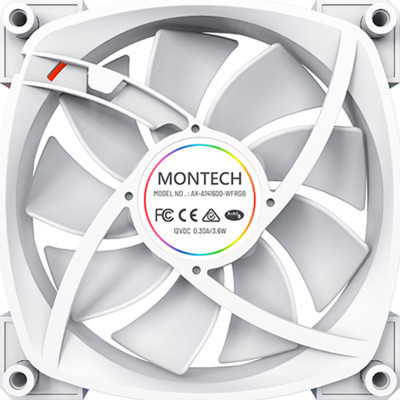 Кулер для корпуса MONTECH RX140 PWM WHITE Винница - изображение 4