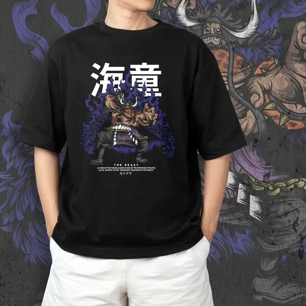 Футболка мужская с принтом Ван Пис Kaido The Beast Размер 48 Anime02Размер 48 Днепр - изображение 3