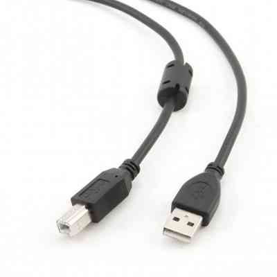 Кабель для принтера USB 2.0 AM/BM 3.0m ferrite Cablexpert (CCFB-USB2-AMBM-3M) Винница