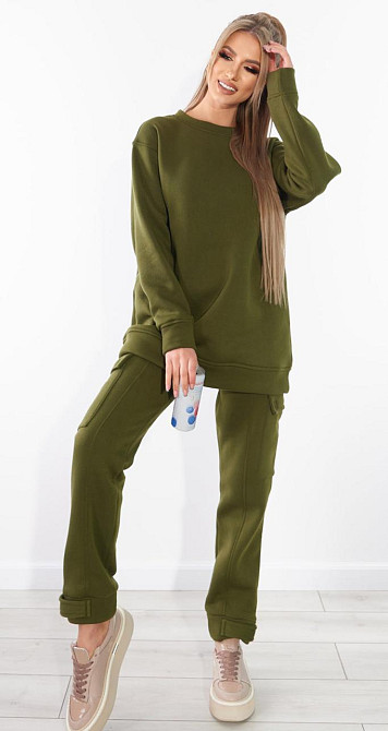 Теплий костюм на флісі з великими кишенями (42) Київ - фото 2