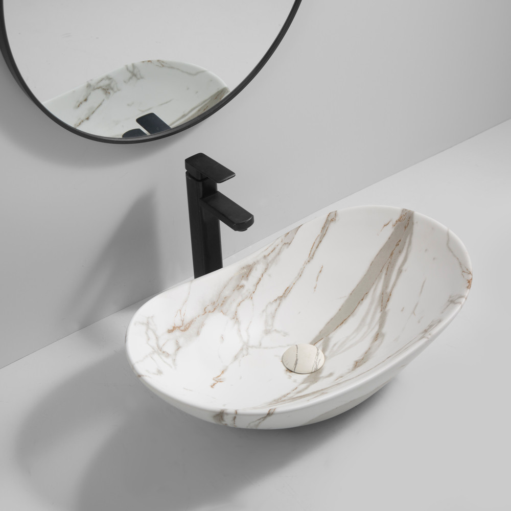 Раковина накладна MIXXUS PREMIUM WAVE-0105 MARBLE 620х360х160mm   ( MP6559 ) 27925 Харків - фото 2