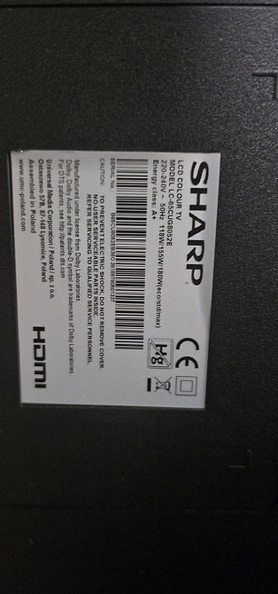Телевізор SHARP 65" Smart 4K. Київ - фото 1