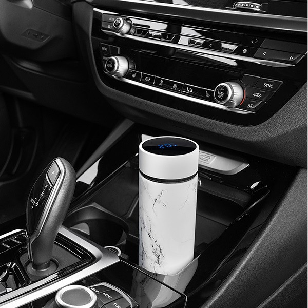 Термобутылка LED Smart TB2319 Marble, 450 мл Днепр - изображение 2