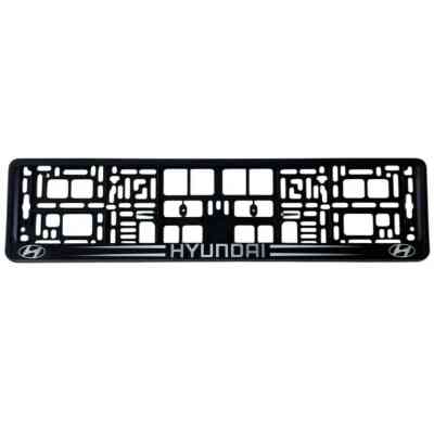 Рамка номерного знака Poputchik Hyundai (24-106-IS) Винница