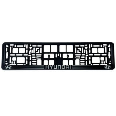 Рамка номерного знака Poputchik Hyundai (24-106-IS) Вінниця - фото 1