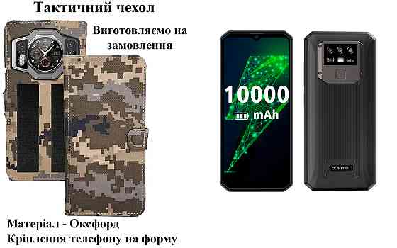 Тактический чехол для nubia Red Magic 8 Pro, Red Magic 8S Pro, крепится к снаряжению на липучке Киев