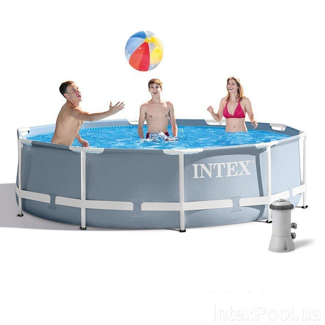 Бассейн каркасный круглый 305х76 см. с фильтр-насосом Intex 26702 Киев - изображение 1