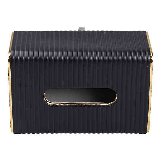 Салфетница из эко кожи 21.5х13х9 см органайзер для кафе и ресторанов Черный HP-3-203B Киев