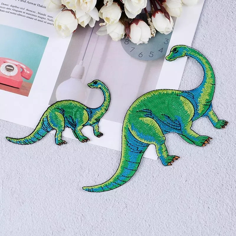 Наклейка утюгом для одежды 2 шт Динозавары Киев - изображение 1